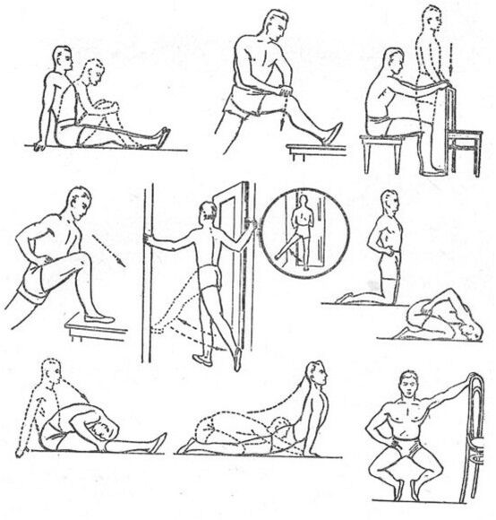 Gimnasia para la artrosis de la articulación de la rodilla
